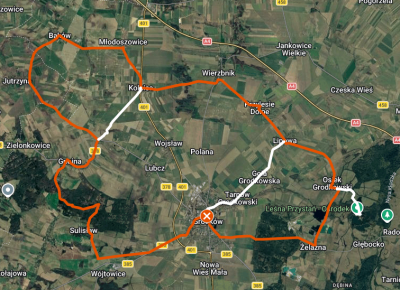 Gmina Grodków na rowerze – trasa nr 1 – wokół gminy Grodków, część północna
