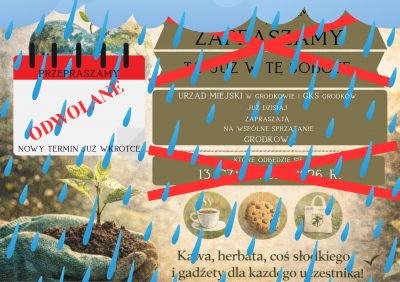 ❌❌ AKCJA SPRZĄTANIA GRODKOWA ODWOŁANA ❌❌