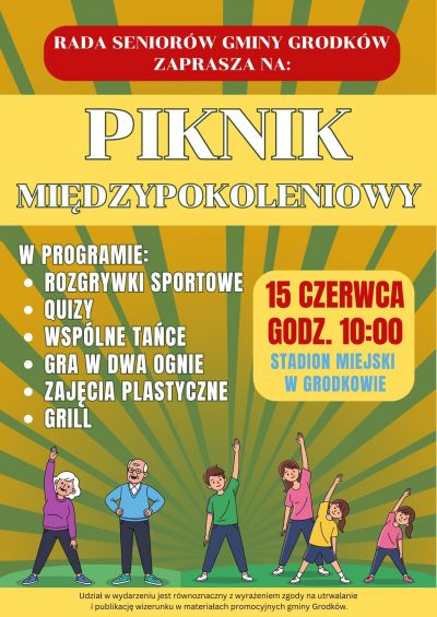 Piknik Międzypokoleniowy - Już w poniedziałek!