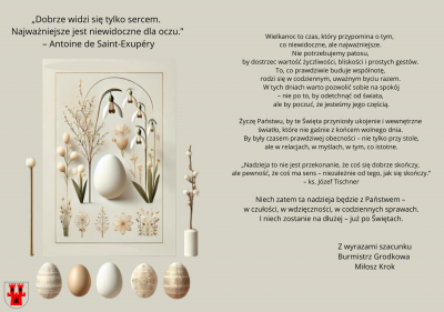 Życzenia Burmistrza Grodkowa
