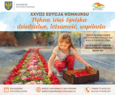 Ostatnie dni na zgłoszenia do konkursu „Piękna Wieś Opolska – dziedzictwo, tożsamość, wspólnota”