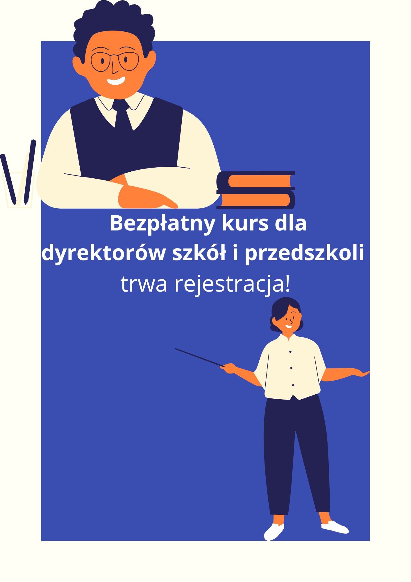 Trwa rejestracja na bezpłatny kurs dla dyrektorów szkół i przedszkoli