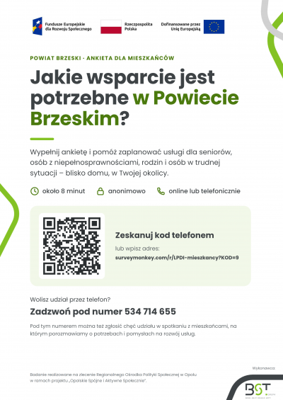 Jakiego wsparcia społecznego potrzebują mieszkańcy naszego powiatu?