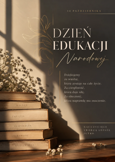 Z wdzięcznością i uznaniem dla tych, którzy kształtują przyszłość