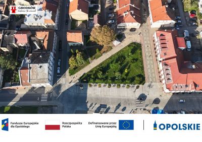 Rozpoczynają się prace przy skwerze na Rynku w Grodkowie