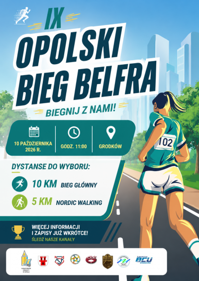 IX Opolski Bieg Belfra już 10 października w Grodkowie