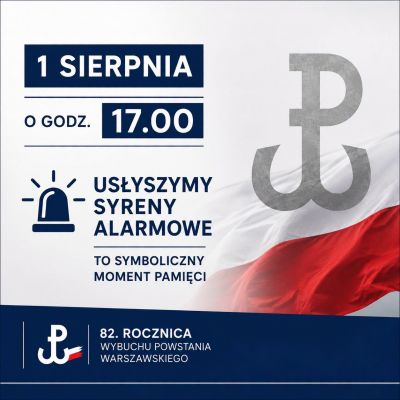 82. rocznica wybuchu Powstania Warszawskiego 